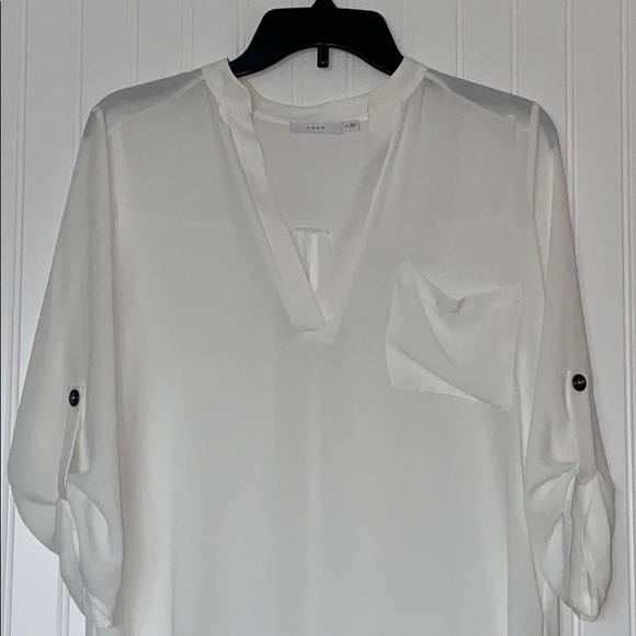 Lush Henley Tunic Blouse - Picture 3 of 6